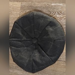 NWT DENT'S 1977 Men's Wool Blend Navy Blue Plaid Hat